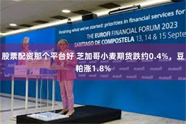 股票配资那个平台好 芝加哥小麦期货跌约0.4%，豆粕涨1.8%