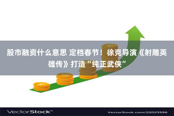 股市融资什么意思 定档春节！徐克导演《射雕英雄传》打造“纯正武侠”