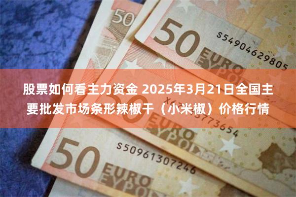 股票如何看主力资金 2025年3月21日全国主要批发市场条形辣椒干（小米椒）价格行情